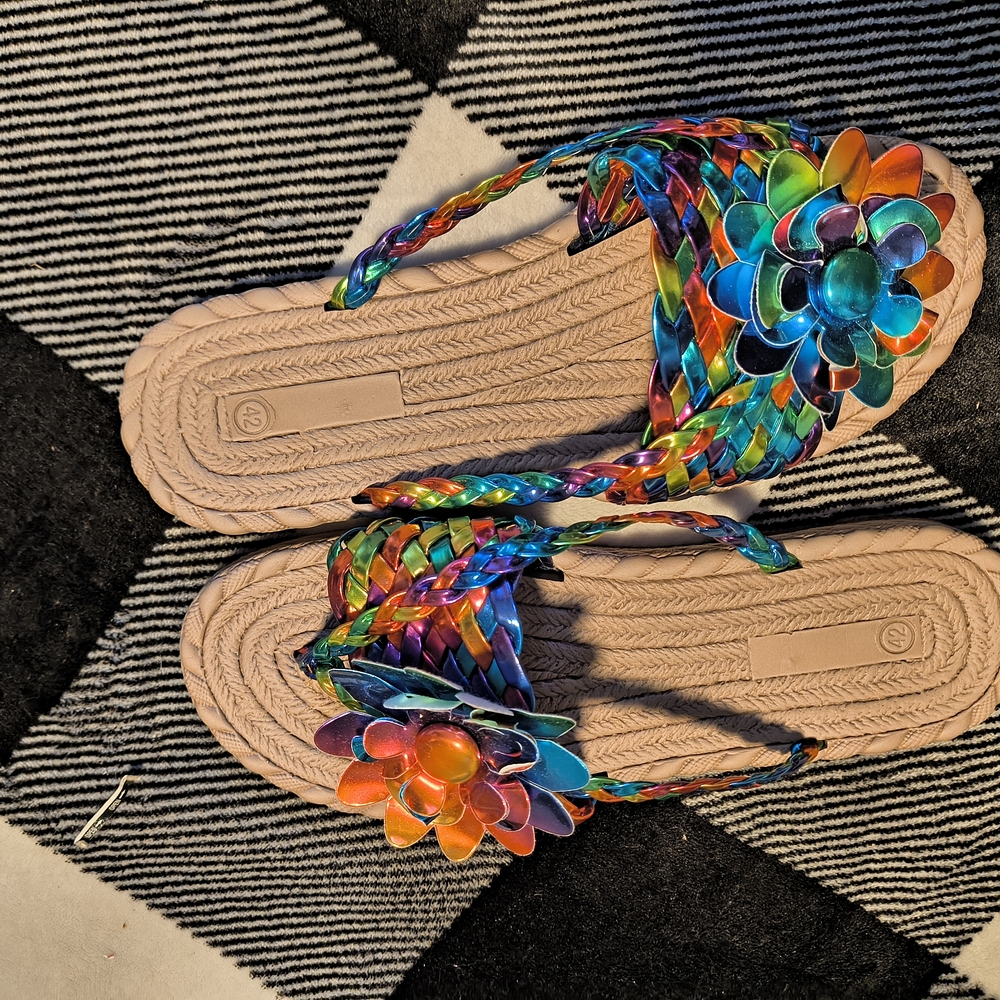 Colorful Floral Women's Sandals